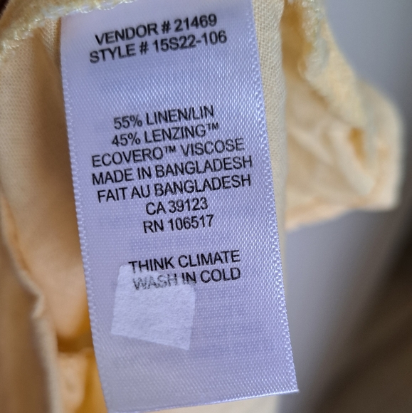 Northern Reflections yellow top - Picture 5 of 5